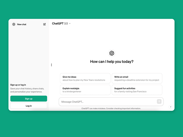 OpenAI宣布今日起ChatGPT免登录可直接使用GPT 3.5对话!