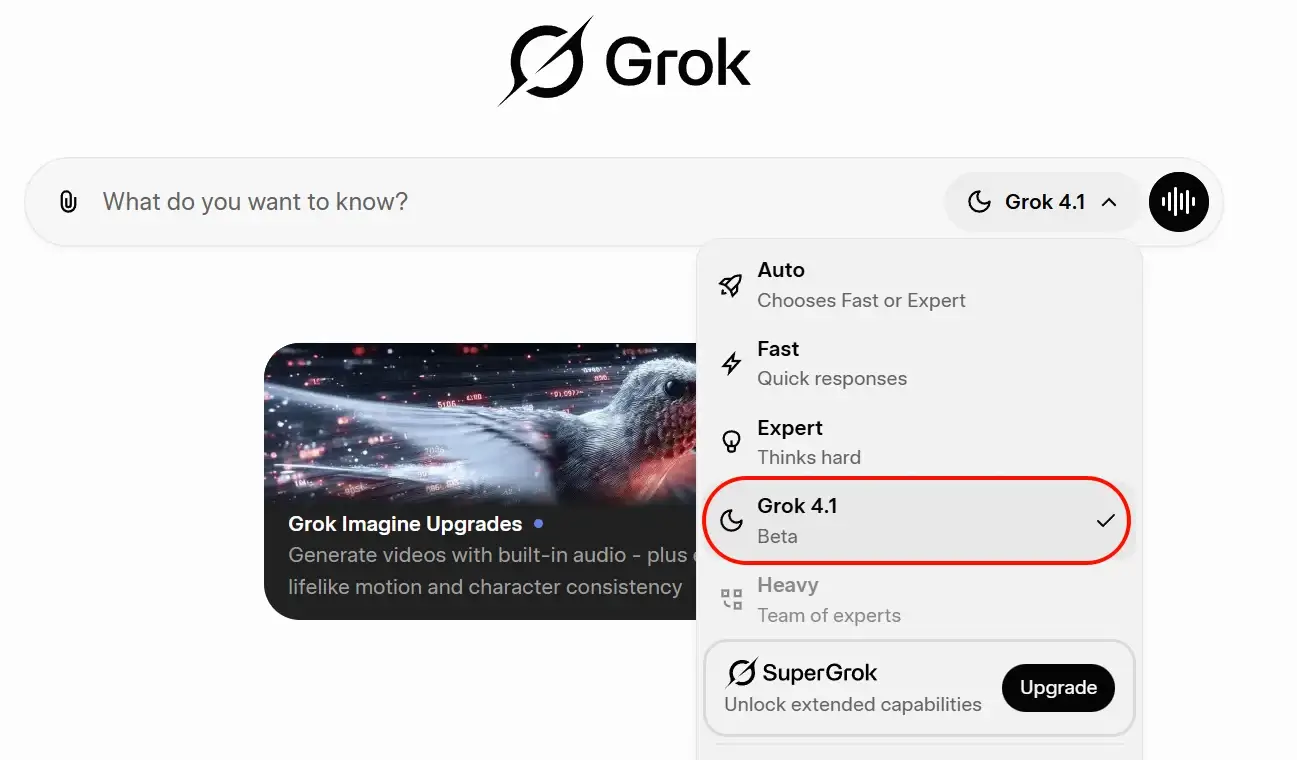 Grok 4.1正式发布，迎来重大升级，直接登顶第一！