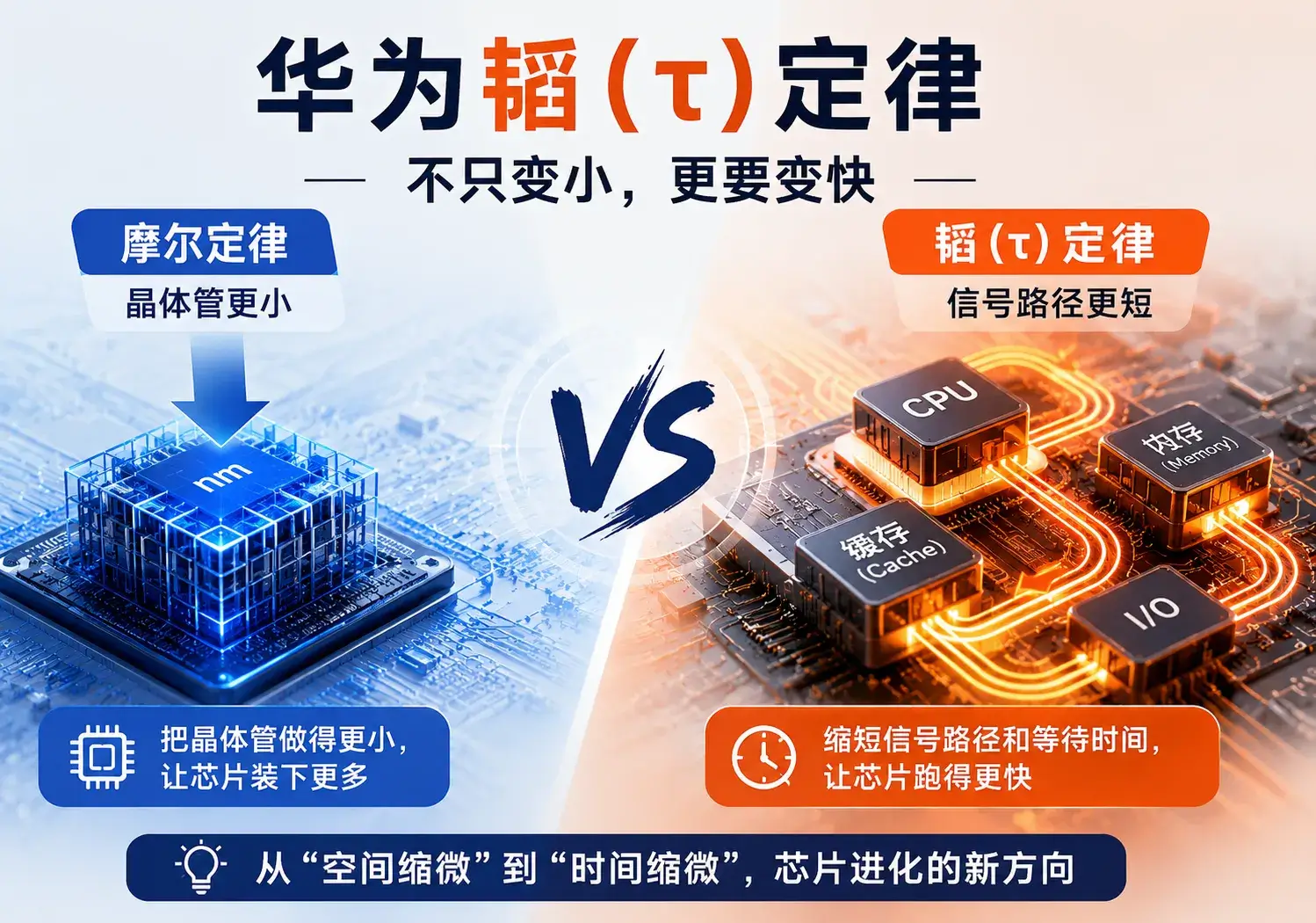 华为“韬（τ）定律”到底是什么？一文帮你读懂。