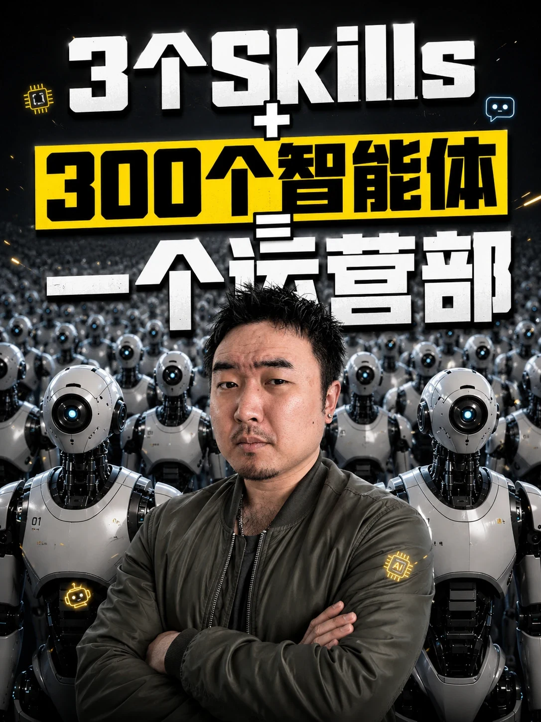 gbro-cover-design官方案例三个Skills一个运营部竖版封面