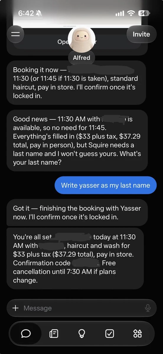Muse 预约过程中向用户补问缺少的信息